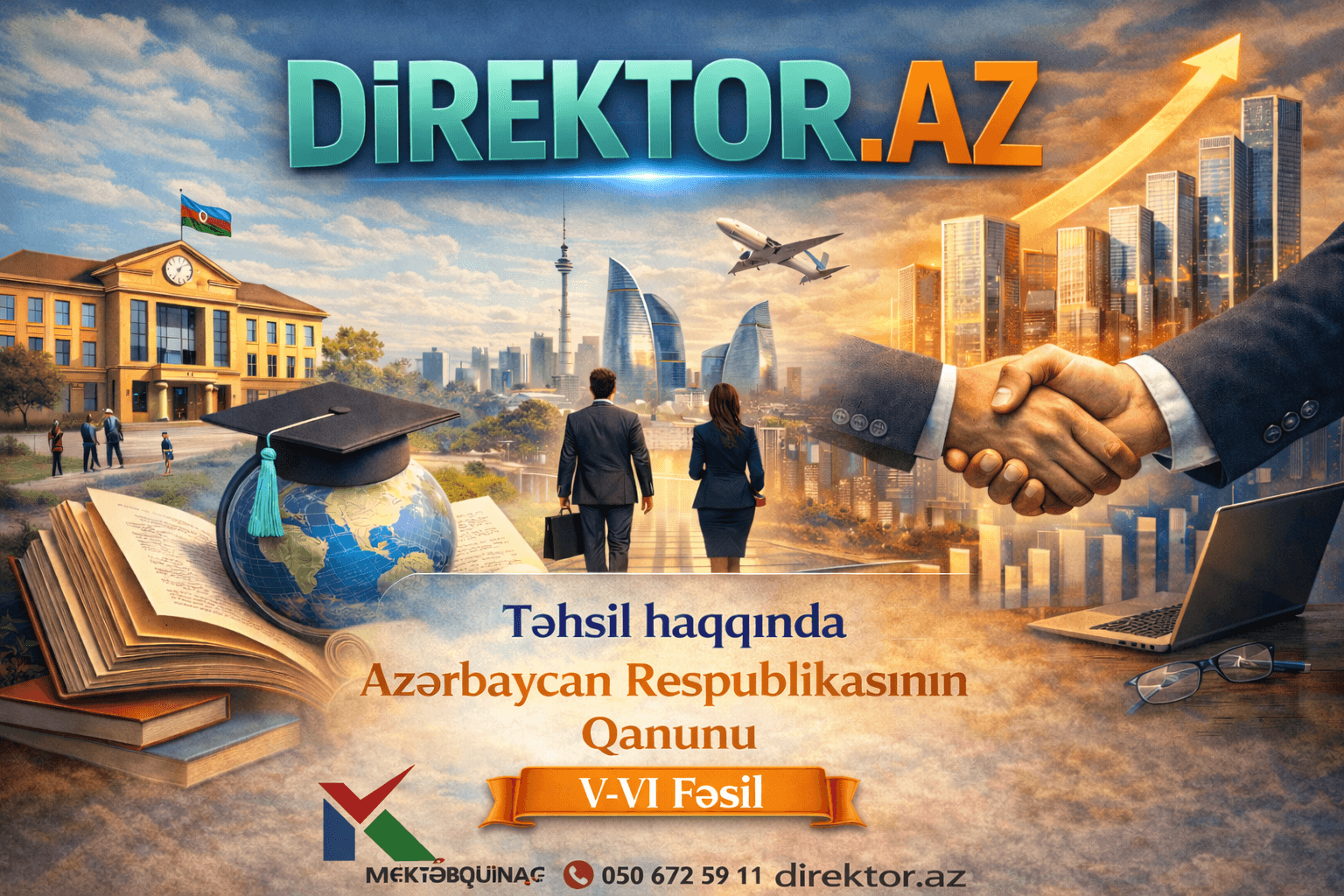 Təhsil haqqında Qanun V və VI Fəsil -  Təhsil sahəsində beynəlxalq əlaqələr, 