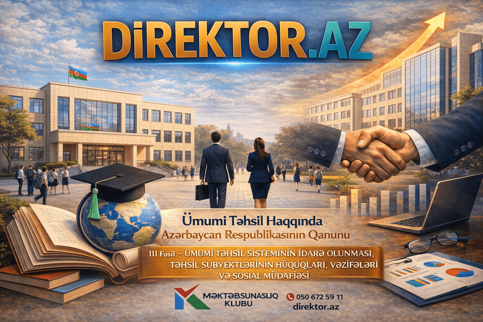 Ümumi təhsil haqqında Qanun III Fəsil  - ÜMUMİ TƏHSİL SİSTEMİNİN İDARƏ OLUNMASI