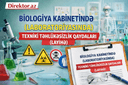 Biologiya kabinetində  (loboratoriyasında) Texniki Təhlükəsizlik Qaydaları (layihə)
