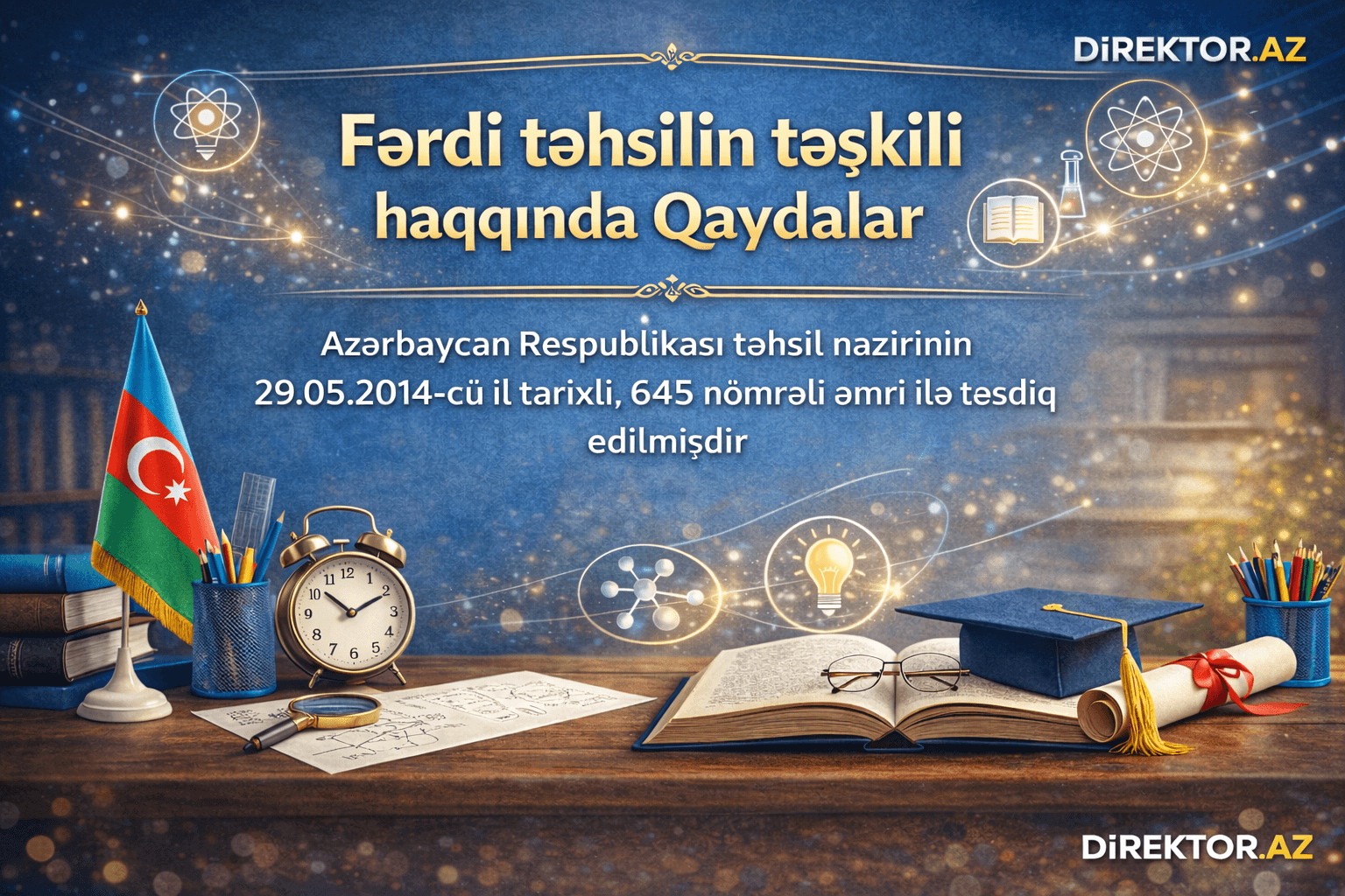 Fərdi təhsilin təşkili haqqında Qaydalar Əmr №645