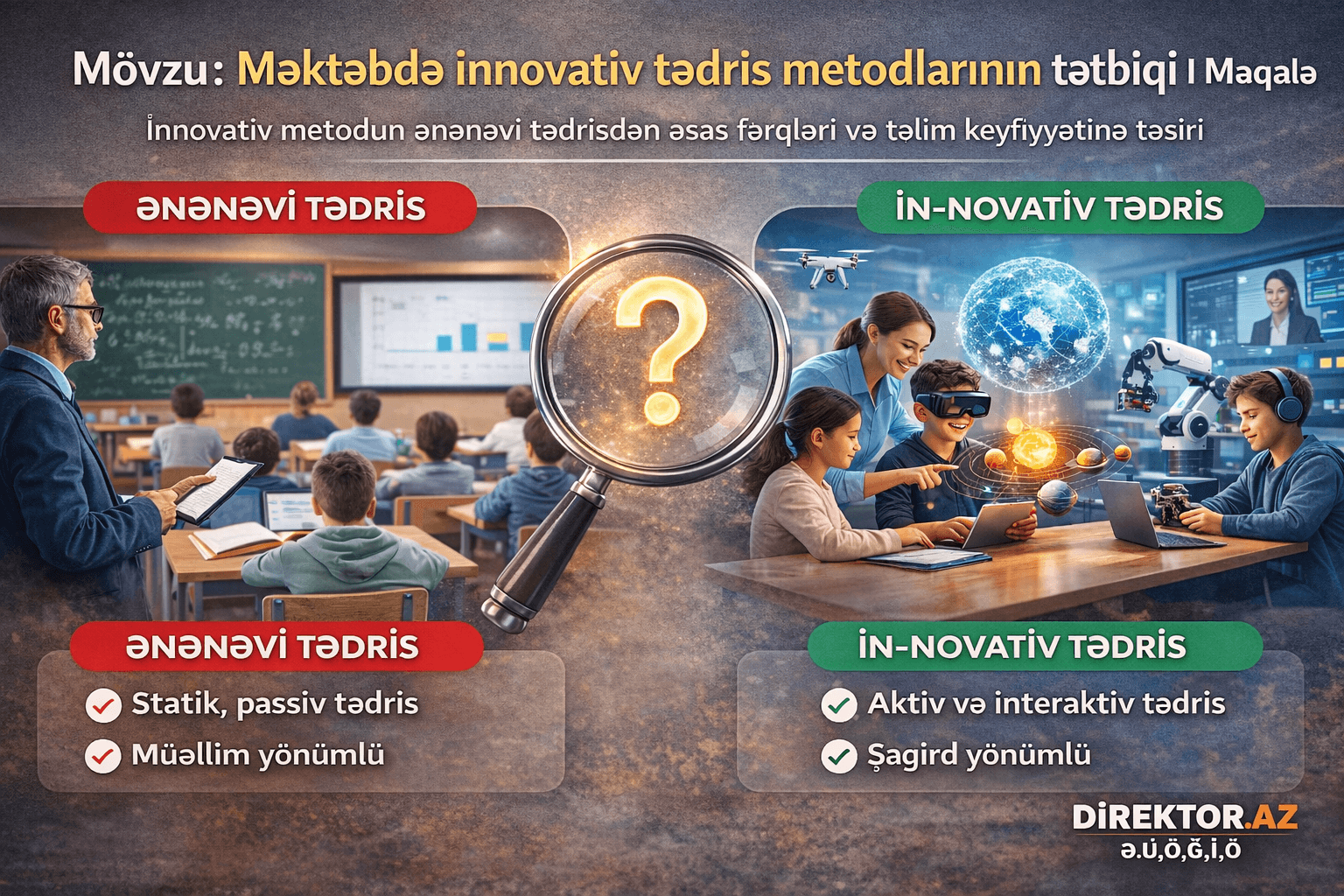 II Məqalə İnnovativ metodun ənənəvi tədrisdən əsas fərqləri və təlim keyfiyyətinə təsiri