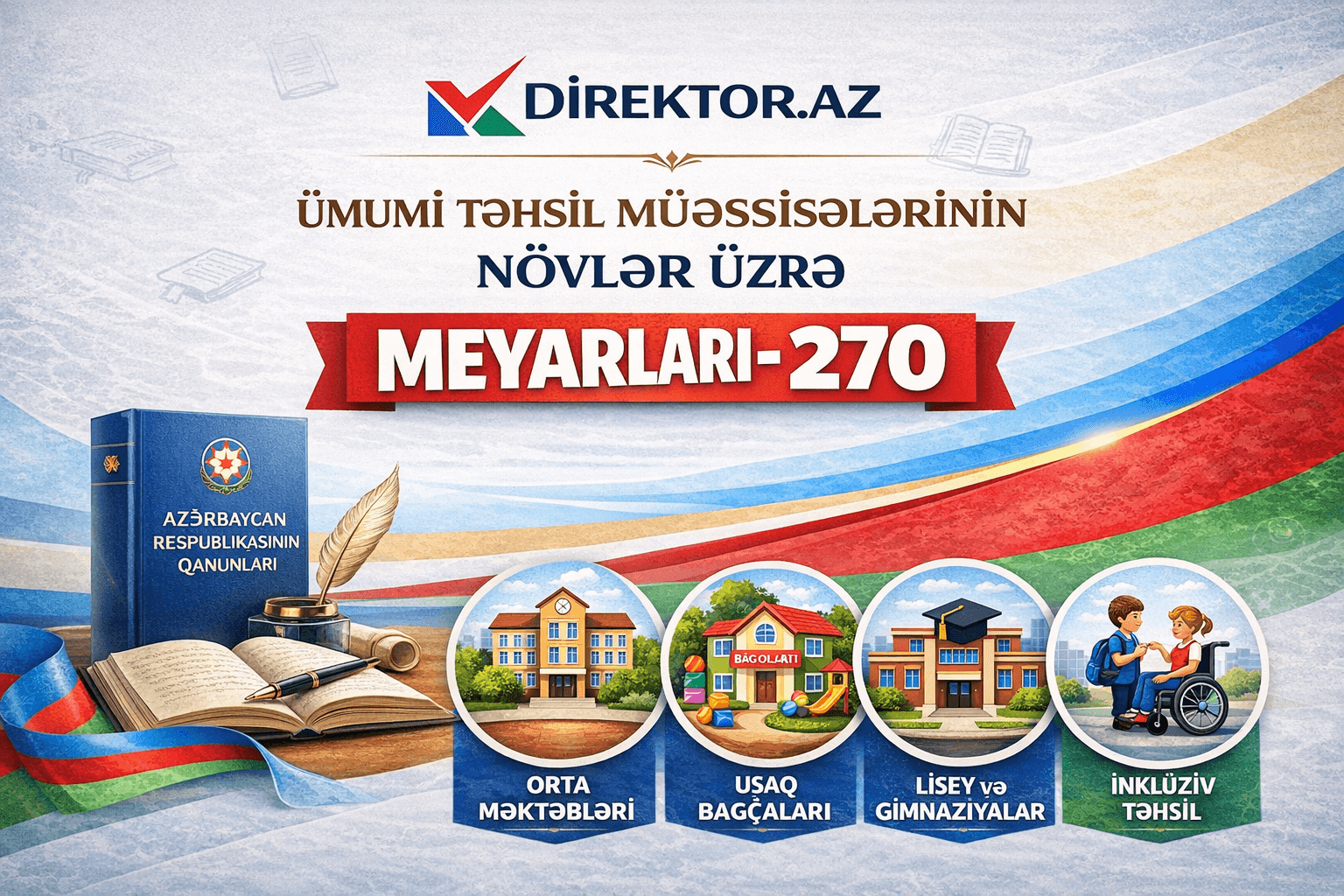 Ümumi təhsil müəssisələrinin növlər üzrə   MEYARLARI № 270