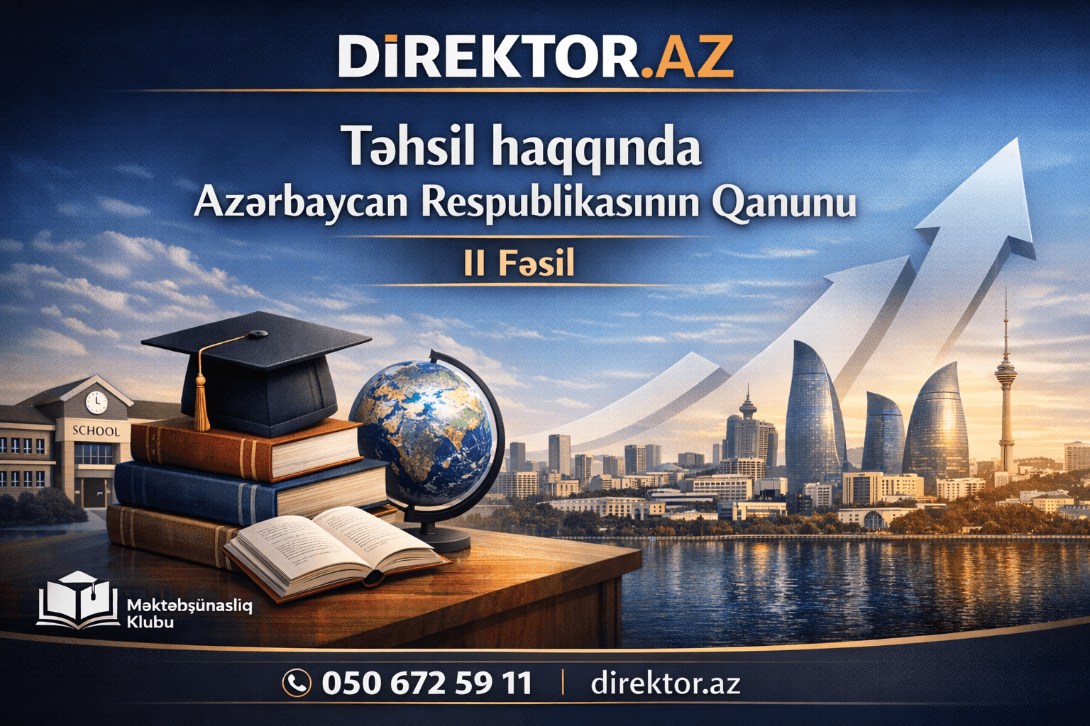 Təhsil haqqında Qanun II Fəsil - Azərbaycan Respublikasının təhsil sistemi