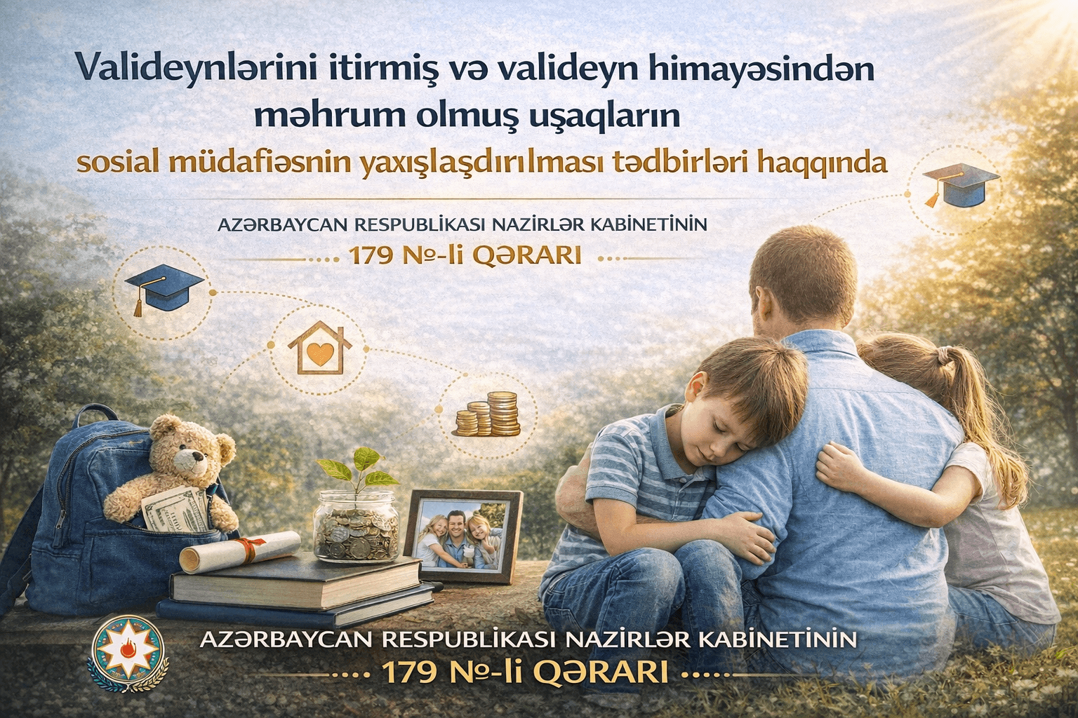 Uşaqların sosial müdafiəsinin yaxşılaşdırılması barədə Qərar № 179