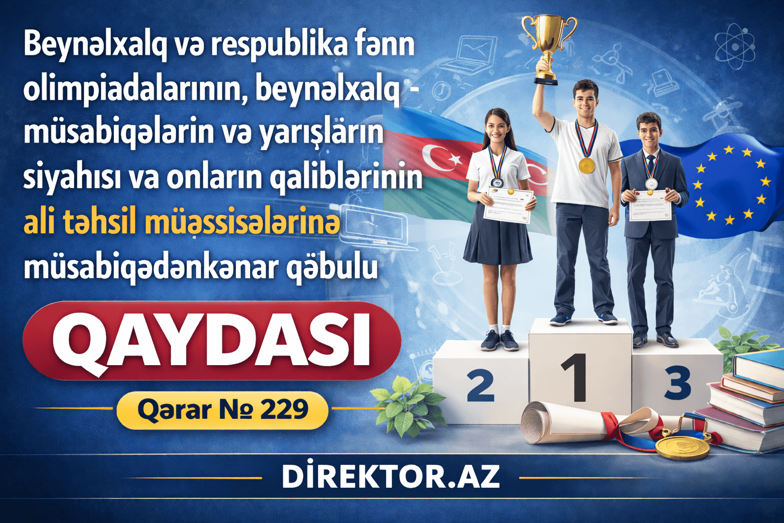 № 229   Ali təhsil müəssisələrinə müsabiqədənkənar qəbulu QAYDASI