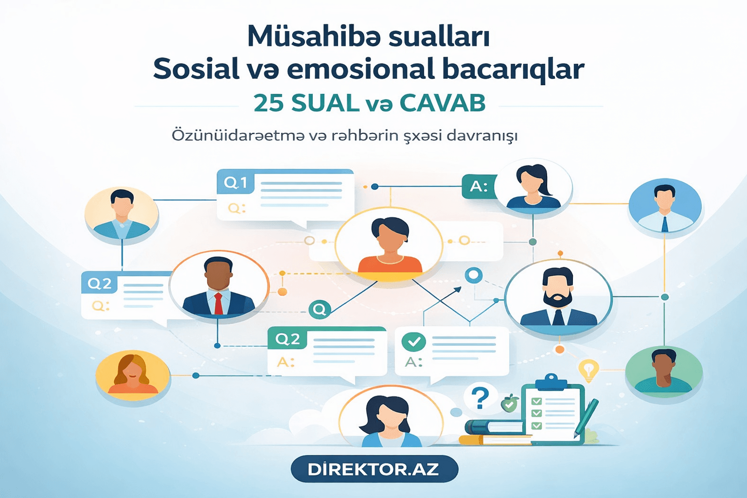 Müsahibə sualları: Sosial və emosional bacarıqlar 25 SUAL və CAVAB