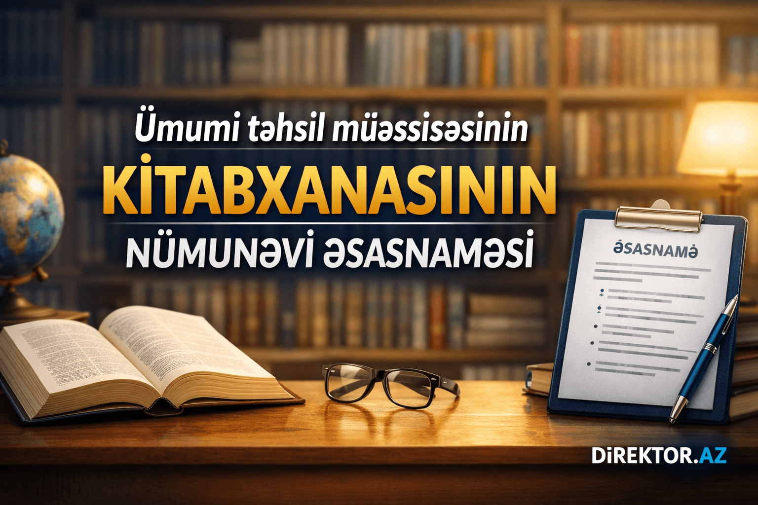 Ümumi təhsil müəssisəsinin kitabxanasının Nümunəvi Əsasnaməsi
