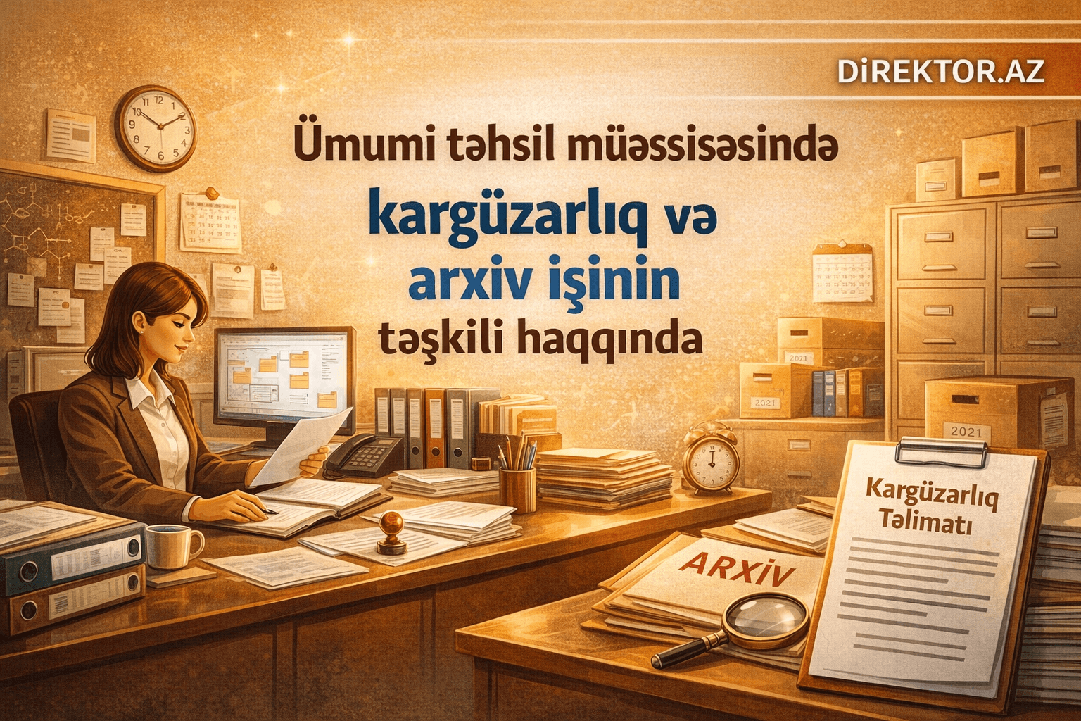 Ümumi təhsil müəssisəsində kargüzarlıq və arxiv işinin təşkili haqqında