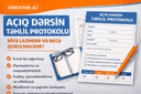 Açıq dərsin təhlil protokolu: niyə lazımdır və necə qurulmalıdır? + nümunə