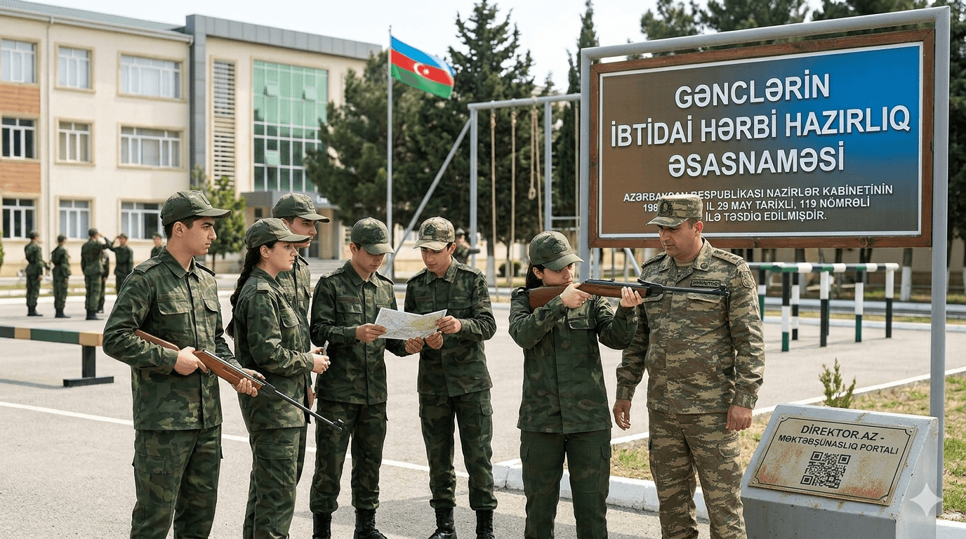  Gənclərin ibtidai hərbi hazırlıq Əsasnaməsi Qərar № 119  1998-ci il 