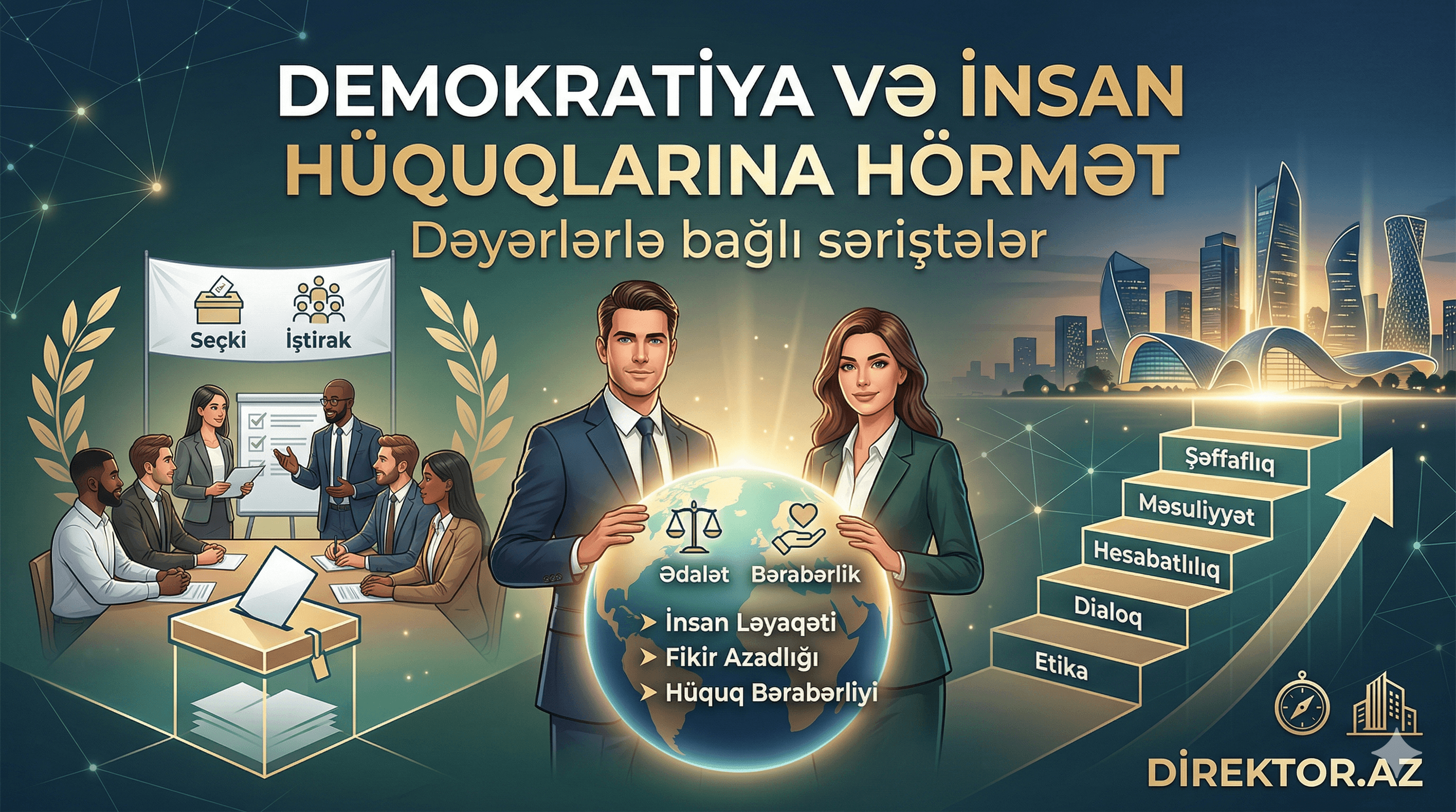 Demokratiya və insan hüquqlarına hörmət- Dəyərlərlə bağlı səriştələr 