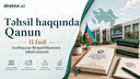 Təhsil Qanunu II fəsil  Azərbaycan Respublikasının təhsil sistemi