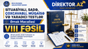 VIII Fəsil Əmək şəraiti, əmək funksiyası və bunların tətbiqi Situasiyalı Testlər 