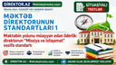 Məktəbin yolunu müəyyən edən liderlik:  direktorun “Missiya və istiqamət” vəzifə standartı