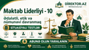 Məktəb liderliyi – 10. Ədalətli, etik və nümunəvi davranmaq. Situasiyalı  Testlər 