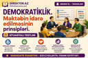 Demoktatiklik. Məktəbin idarə edilməsinin prinsipləri . Situasiyalı testlər.