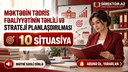 Məktəbin tədris fəaliyyətinin təhlili və strateji planlaşdırılması. 10 Situasiya 