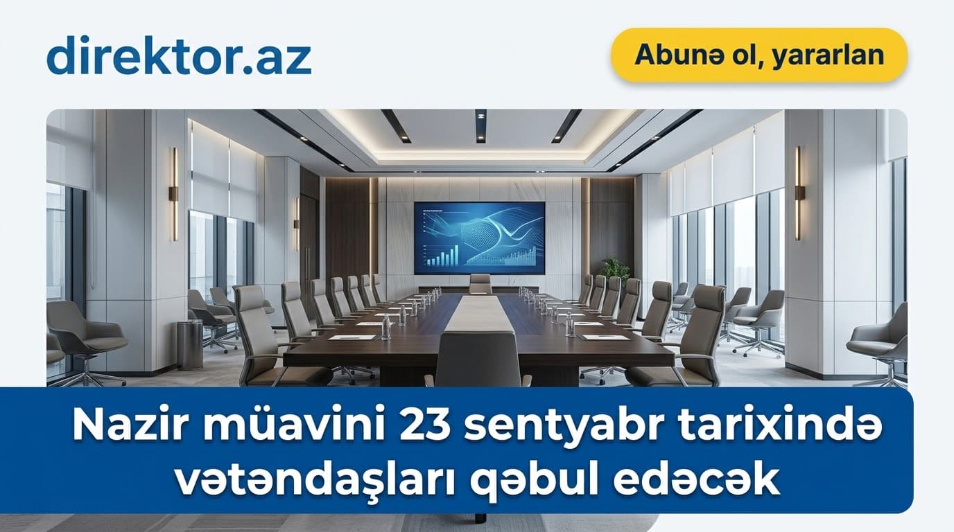 Elm və təhsil nazirinin müavini vətəndaşları qəbul edəcək