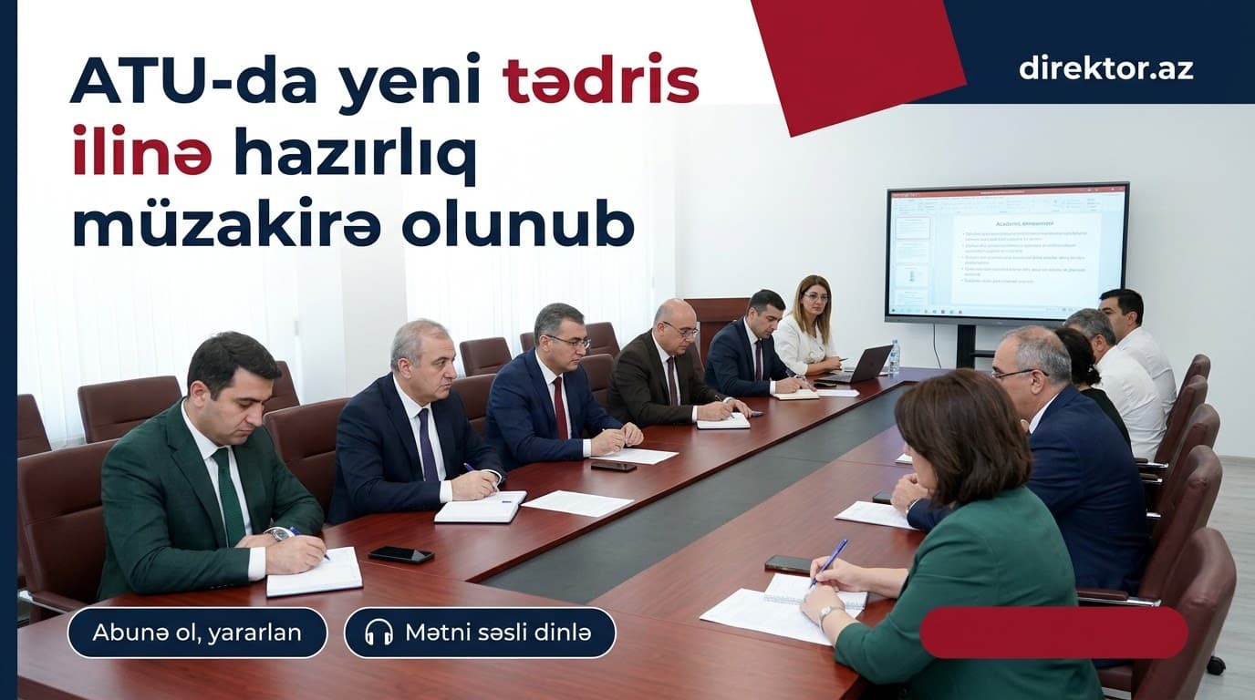 ATU-nun Stomatologiya fakültəsində iclas keçirilib