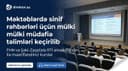 FHN sinif rəhbərləri üçün müdafiə təlimləri keçirib