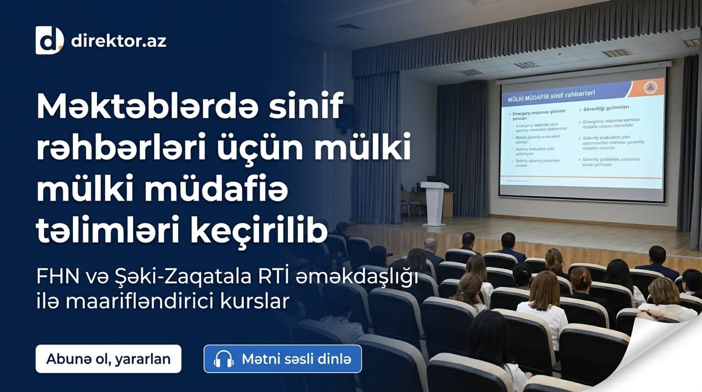 FHN sinif rəhbərləri üçün müdafiə təlimləri keçirib