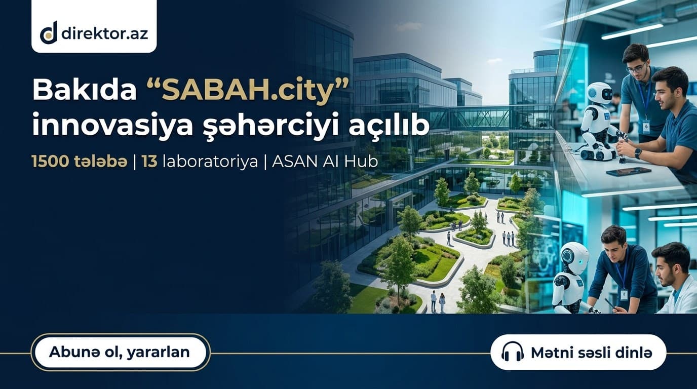 Prezident Elm və Təhsil Nazirliyinin innovasiya şəhərciyinin açılışında iştirak edib