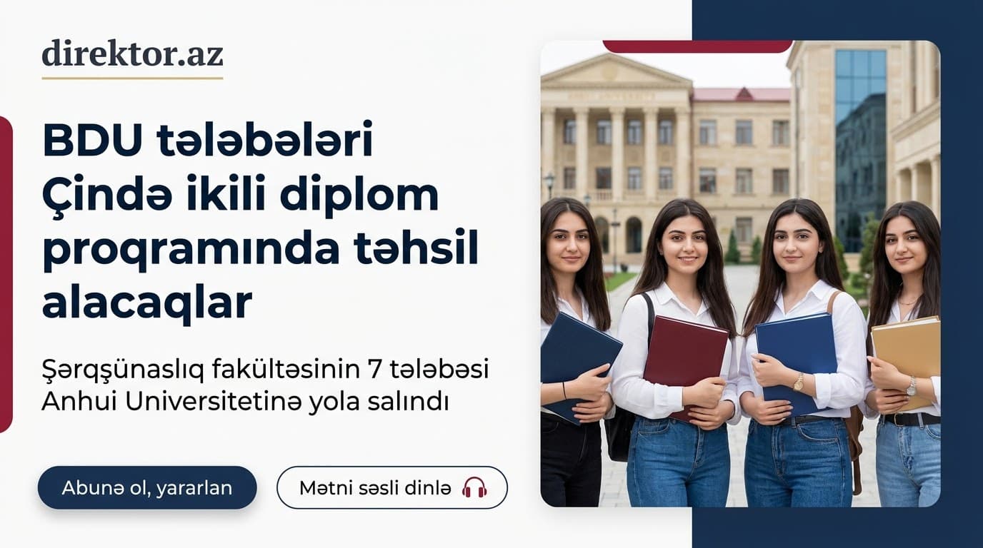 BDU tələbələri Çində təhsil alacaqlar