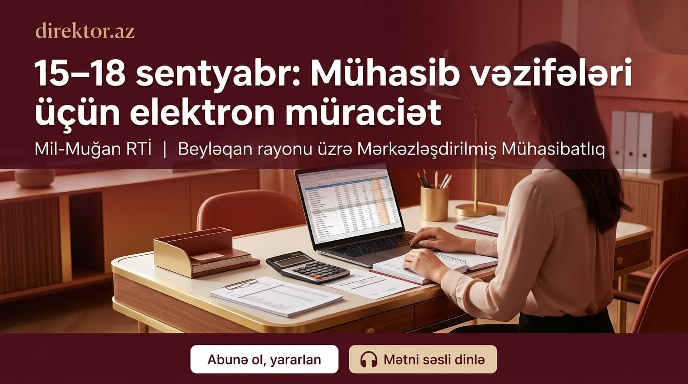 Mil-Muğan RTİ-i vakansiya elan edir
