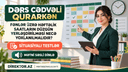 Dərs cədvəli qurarkən fənlər üzrə həftəlik saatların düzgün yerləşdirilməsi necə yoxlanılmalıdır? Situasiyalı testlər 