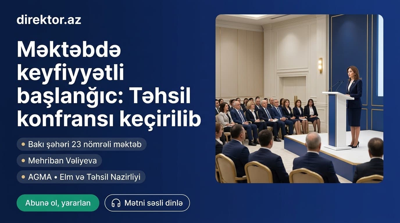 Keyfiyyətli təhsil üçün nədən başlamalıyıq? - DEPUTATDAN CAVAB