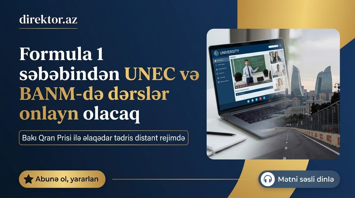 2 universitetdə dərslər onlayn olacaq