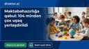104 mindən çox uşaq məktəbəhazırlıq qruplarına qəbul olub