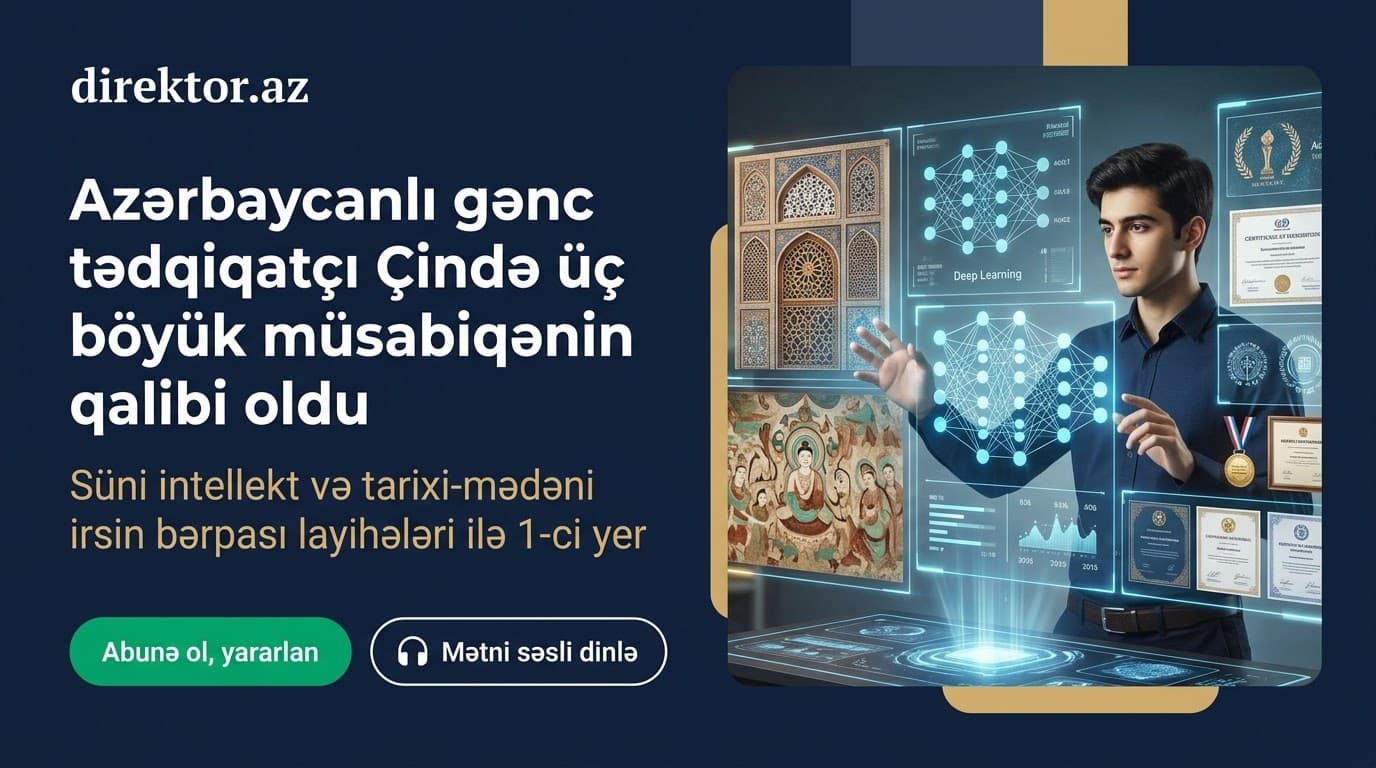 BMU-nun tələbəsi Çində birinci olub