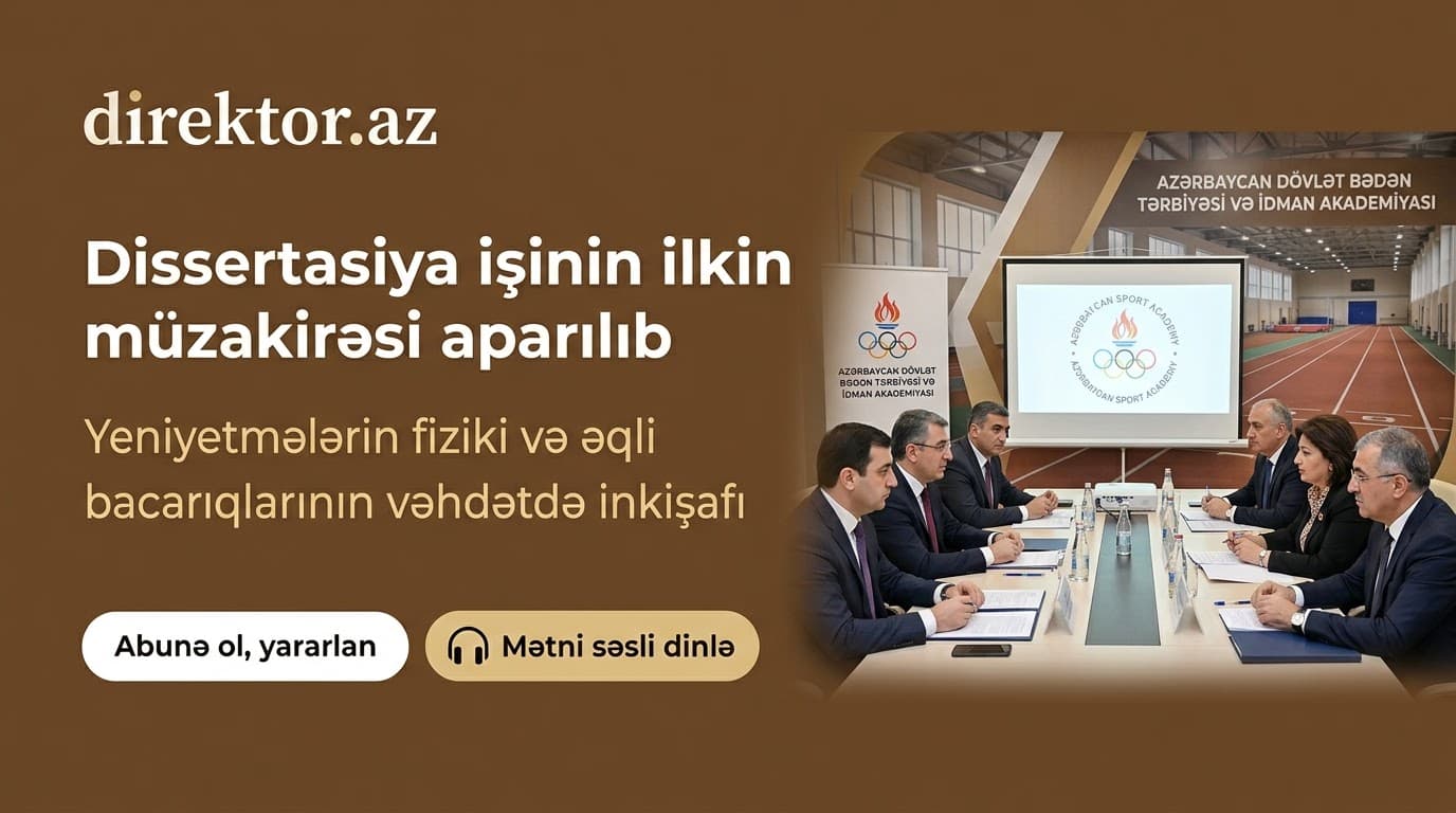 İdman Akademiyasında dissertasiya işinin müzakirəsi aparılıb