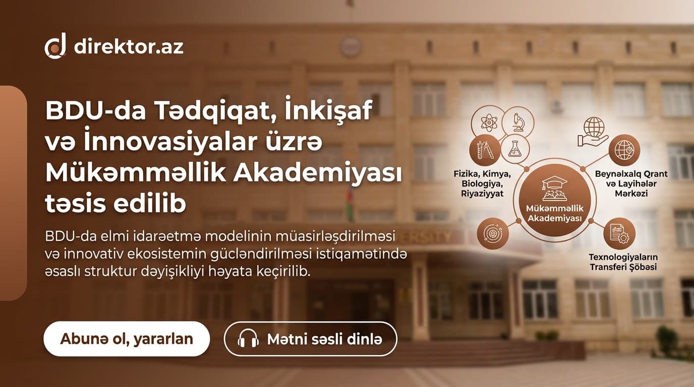 BDU-da yeni akademiya yaradılıb