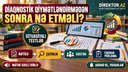  Diaqnostik qiymətləndirmədən sonra nə etməli?  