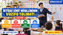 İbtidai sinif müəlliminin vəzifə Təlimatı