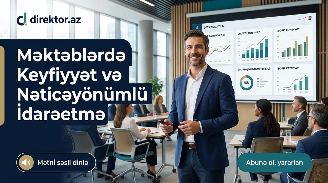 Gəncə-Daşkəsən RTİ-nin müdiri direktorlarla görüşüb