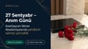 İdman Akademiyasında 17 şəhid tələbənin xatirə lövhəsinin üzərinə gül düzülüb