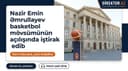 Emin Əmrullayev Basketbol Federasiyasının tədbirində iştirak edib