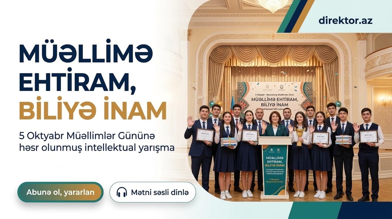 Oğuzda Beynəlxalq Müəllimlər Günü münasibətilə yarış keçirilib