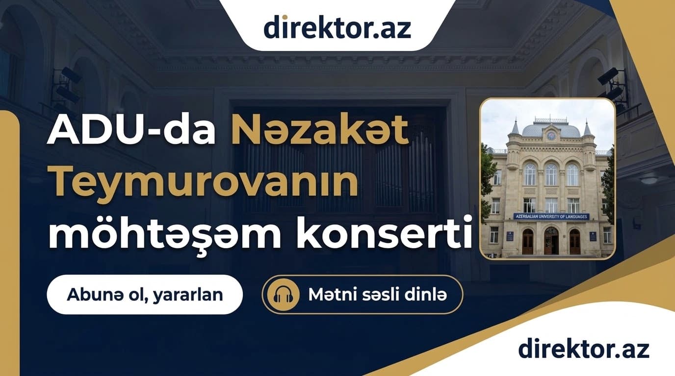 ADU-da Xalq artisti Nəzakət Teymurovanın konserti keçirilib