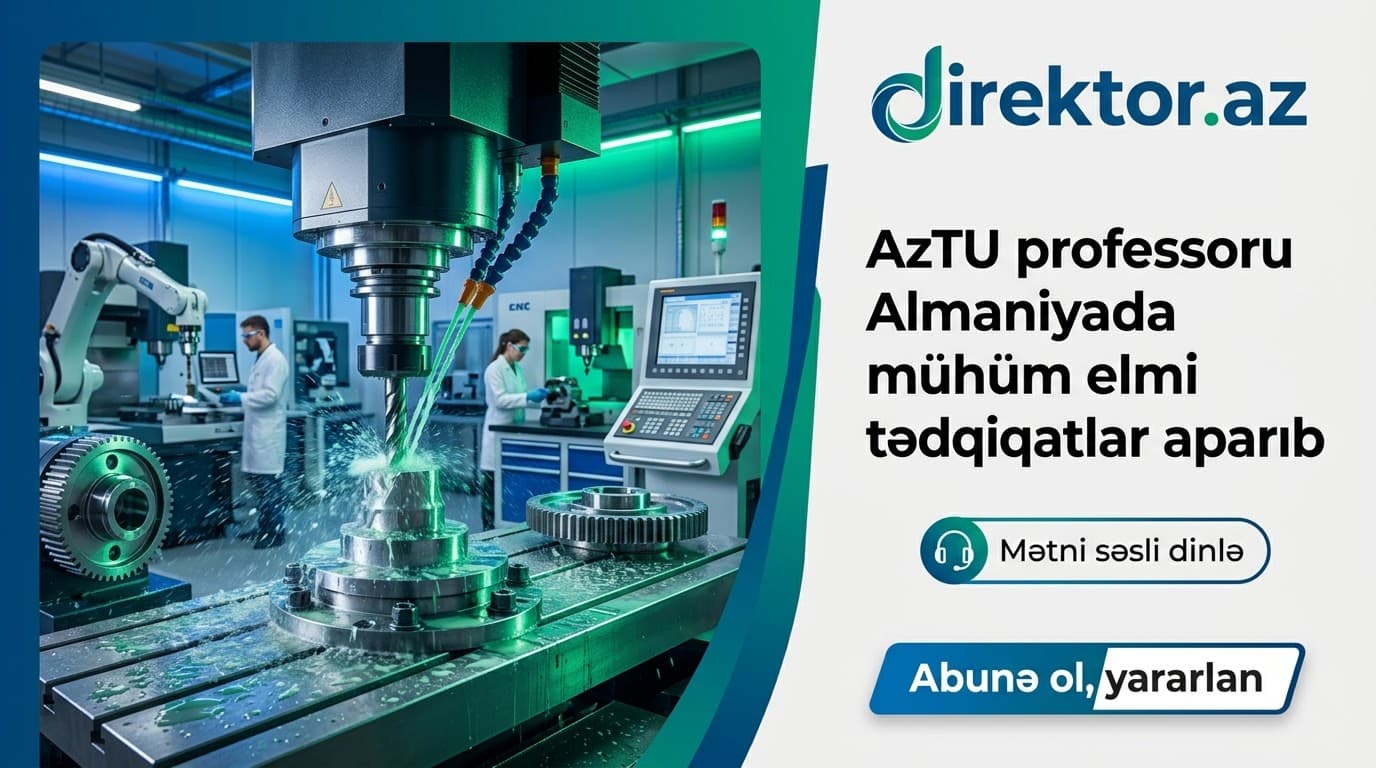 AzTU-nun kafedra müdiri Almaniyada elmi-tədqiqat işləri aparıb