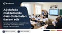 Qazax-Tovuz RTİ-nin məktəblərində dərs dinləmələri davam edir