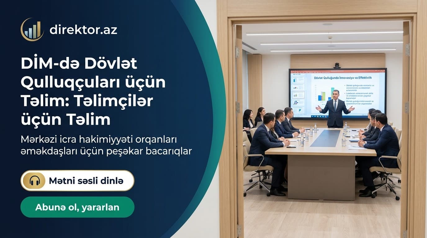 DİM-də “Təlimçilər üçün təlim” təşkil edilib