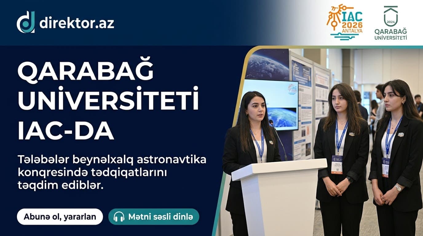 Qarabağ Universitetinin tələbələri Türkiyədə konqresdə iştirak ediblər