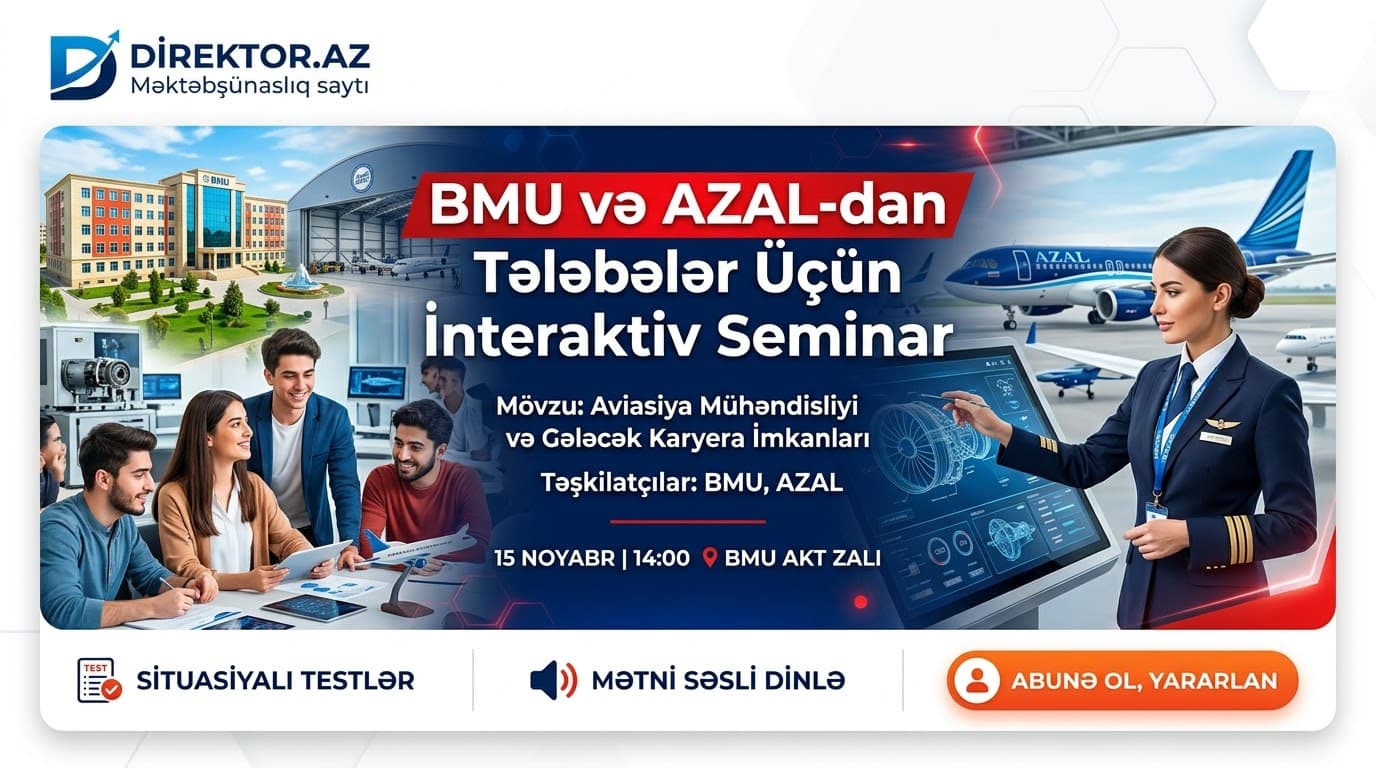 AZAL əməkdaşları BMU-da seminar keçib