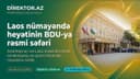 Laos Prezidenti BDU-nun tələbələri ilə görüşüb