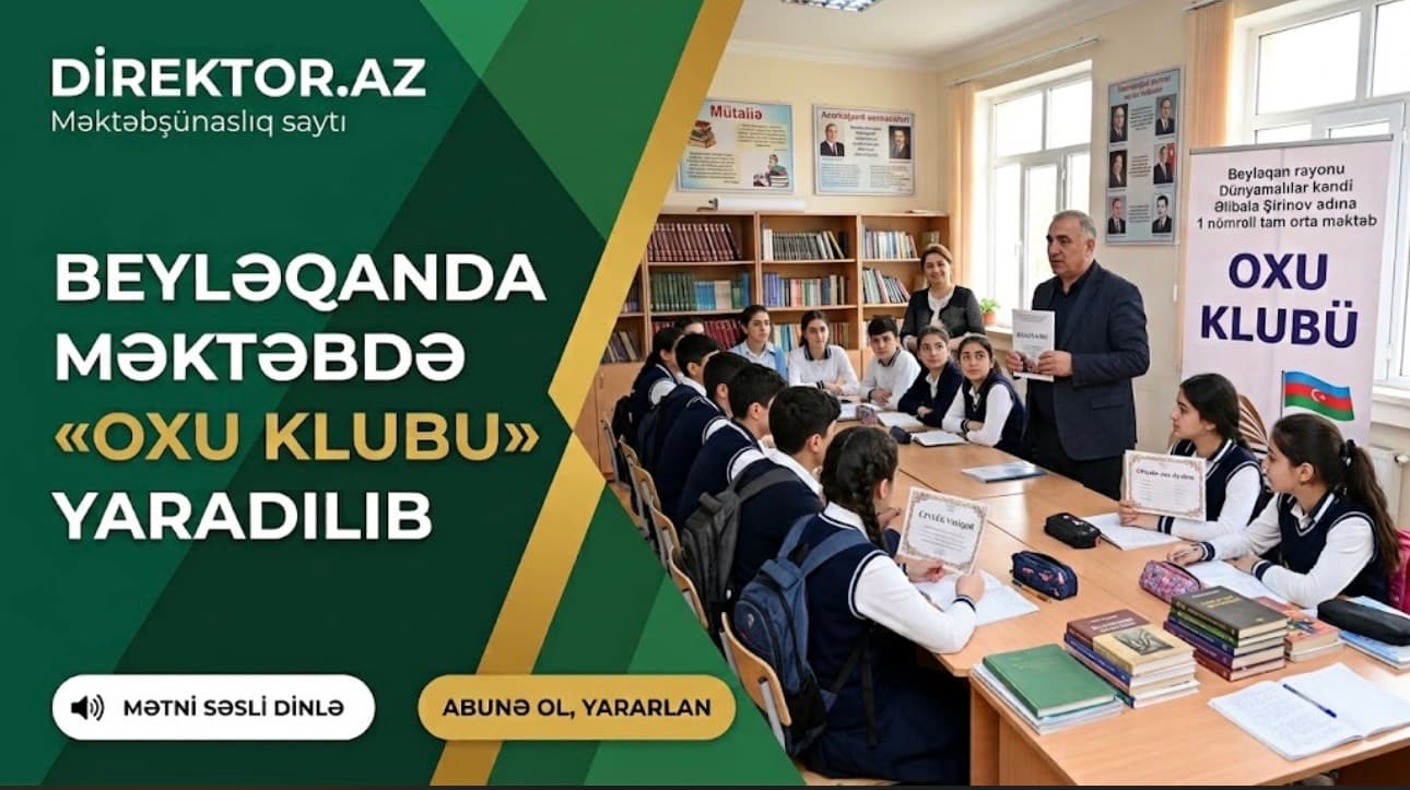 Beyləqanda “Oxu klubu” nun üzvləri ilə görüş keçirilib
