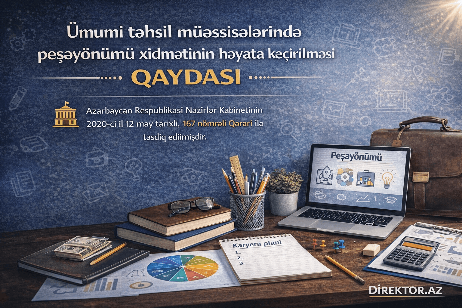 Məktəbdə peşəyönümü xidmətinin həyata keçirilməsi QAYDASI № 167